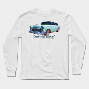 1955 Chevrolet Nomad Station Wagon Long Sleeve T-Shirt